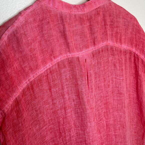 Anthropologie Holding Horses Light Pink Longline Linen Tunic Medium - Picture 8 of 10